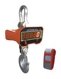 Hanging scale for meat weighing
