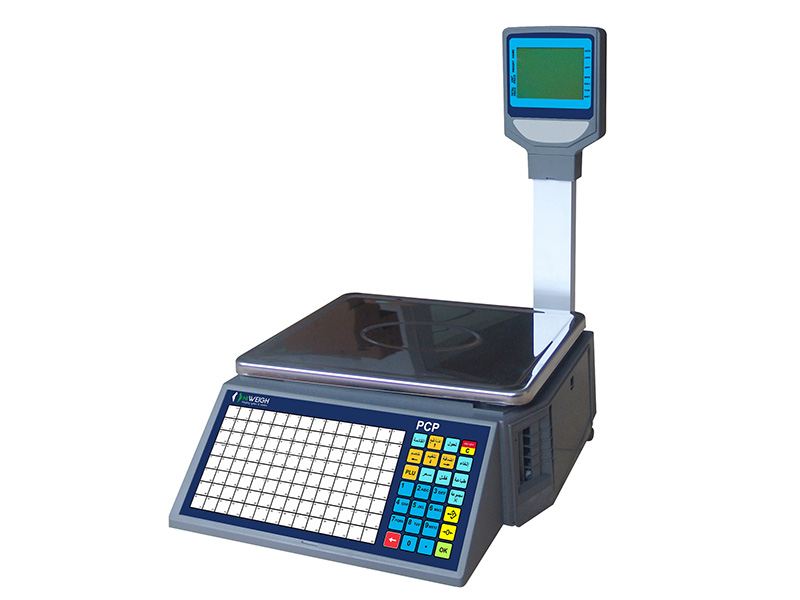 Barcode printer scale with daily, preload reports query and print prices