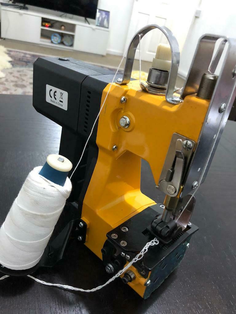 36V Rechargeable Battery Handheld Bag Sewing Machine for Field Use