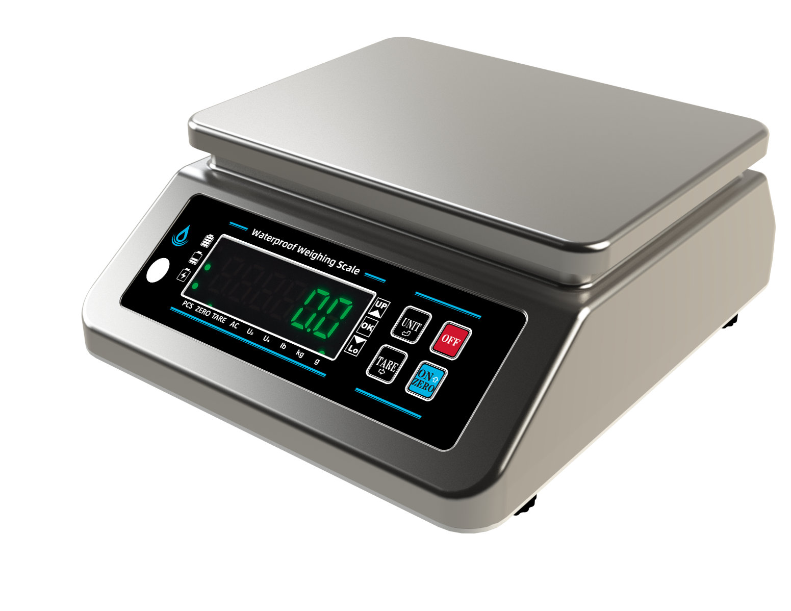 500kg Stainless Steel Platform Scale - Waterproof weighing scale available in Kampala, Uganda