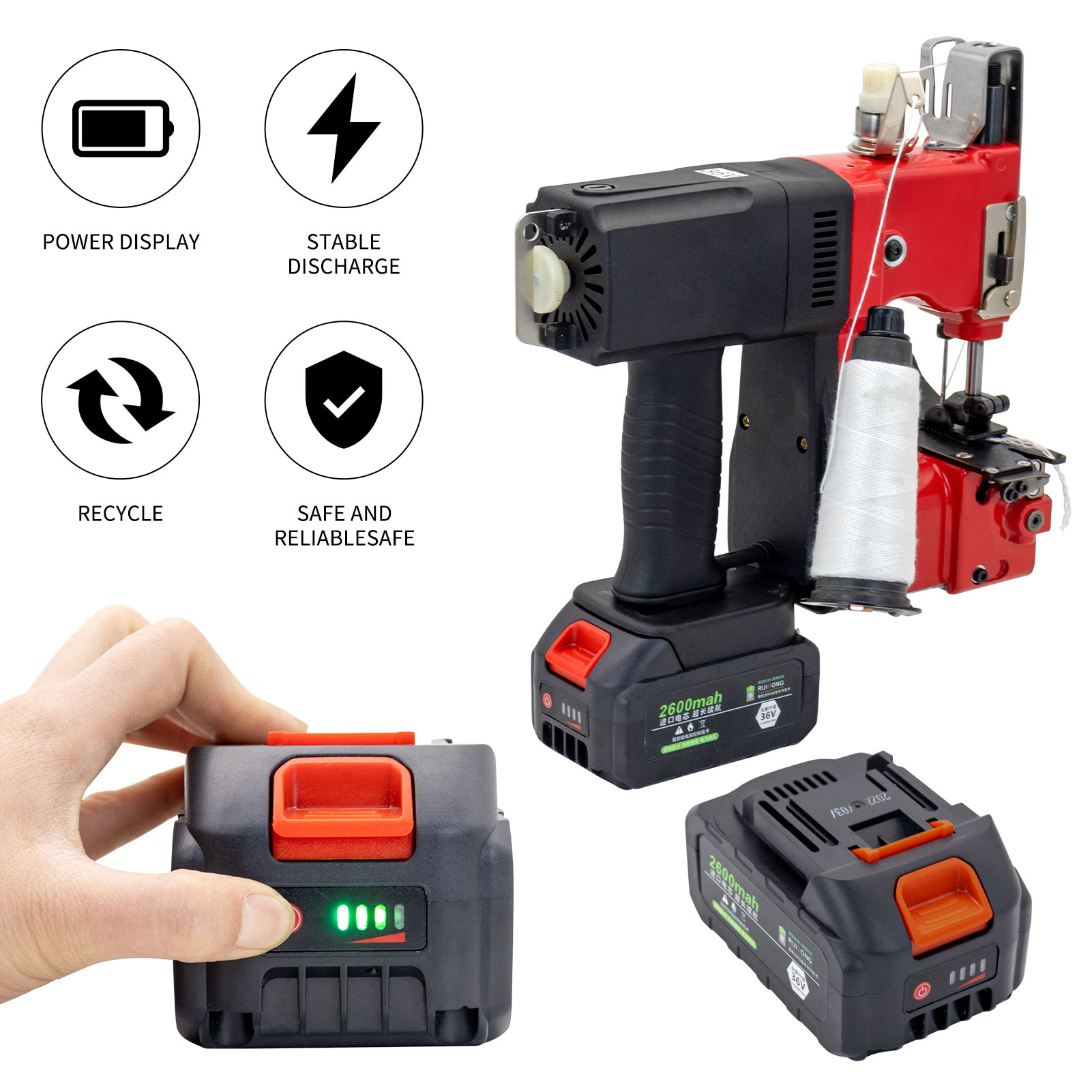 Compact Electronic Bag Stitcher Machine - view 2