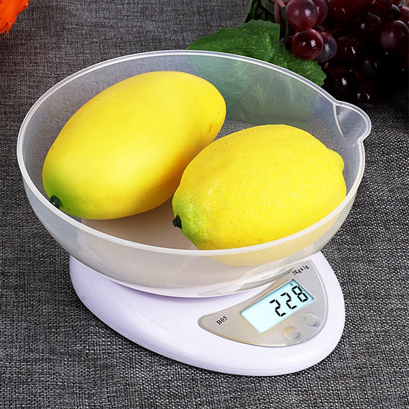 Hangable Digital Kitchen Scale Food Scale, 11 lb/5kg
