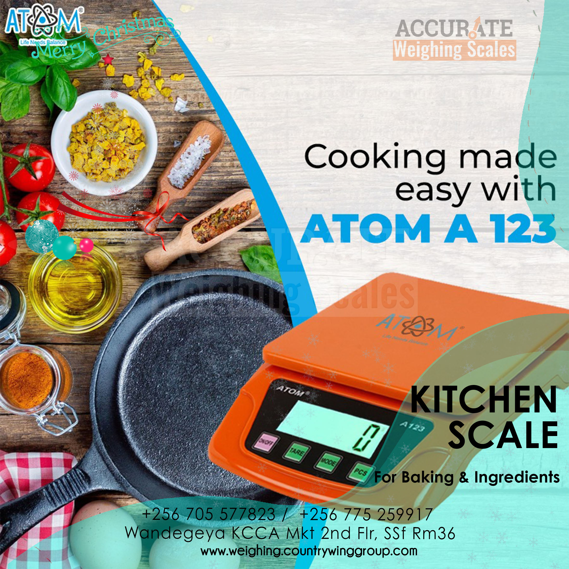 Professional Food Weighing Scales with LCD Display
