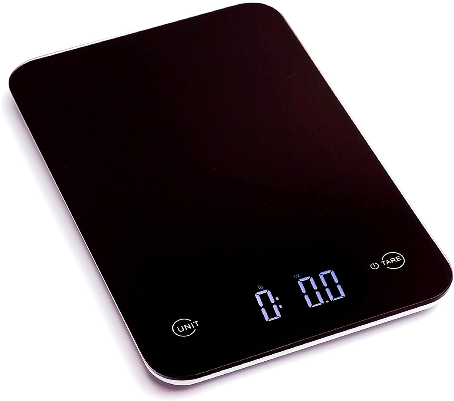 Regular kitchen scale with low battery operating time