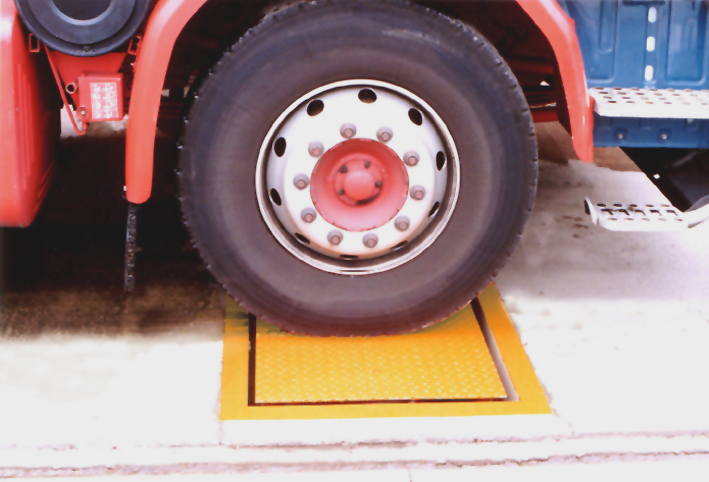 portable weigh pads with maximum capacity up to 40 tons at supplier shop - Axle-Truck-Scales weighing scale available in Kampala, Uganda