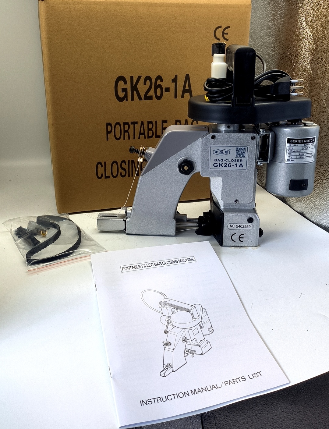 2200mAh Lithium Battery Portable Woven Sack Sewing Machine - Bag-Stitching-Machines weighing scale available in Kampala, Uganda