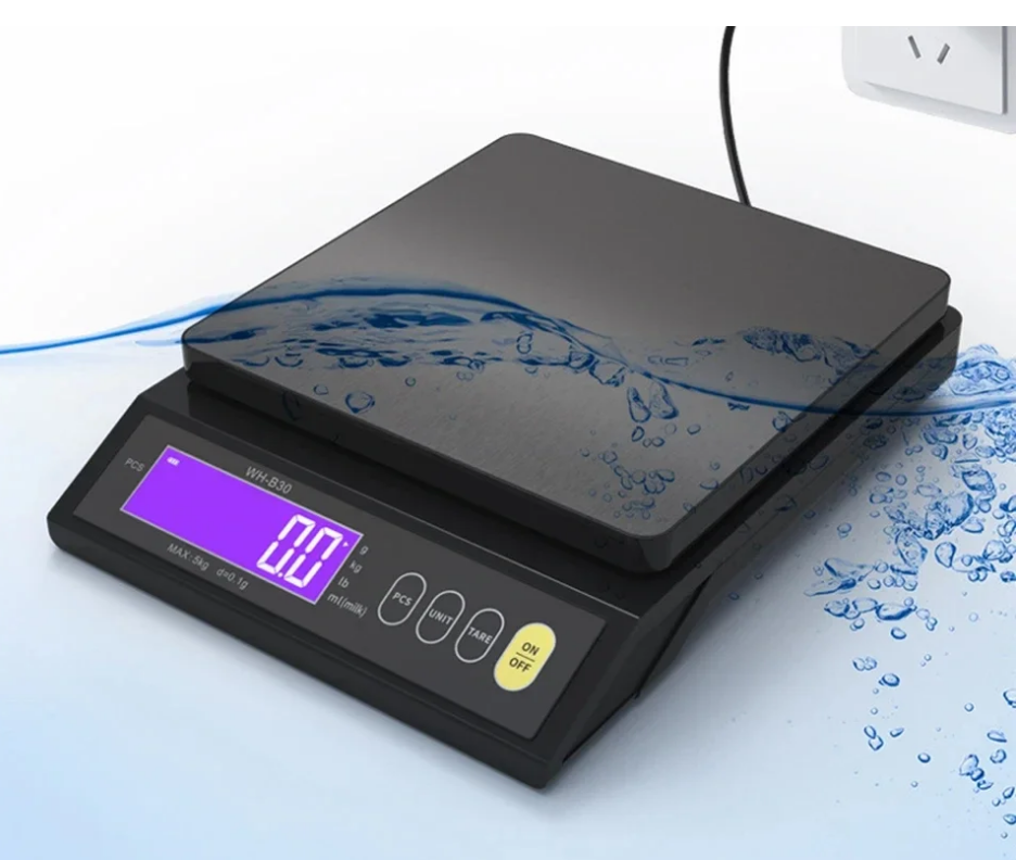 Waterproof 500kg Bench Scale – LCD Display - view 2