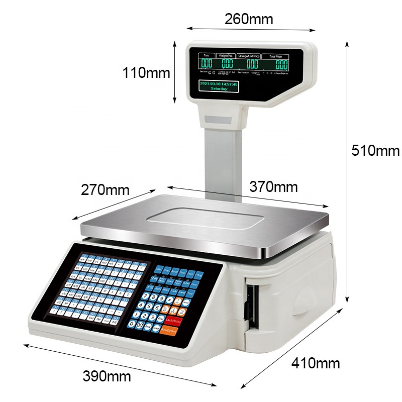 Retail Barcode Label Printing Weighing Scales - Barcode weighing scale available in Kampala, Uganda