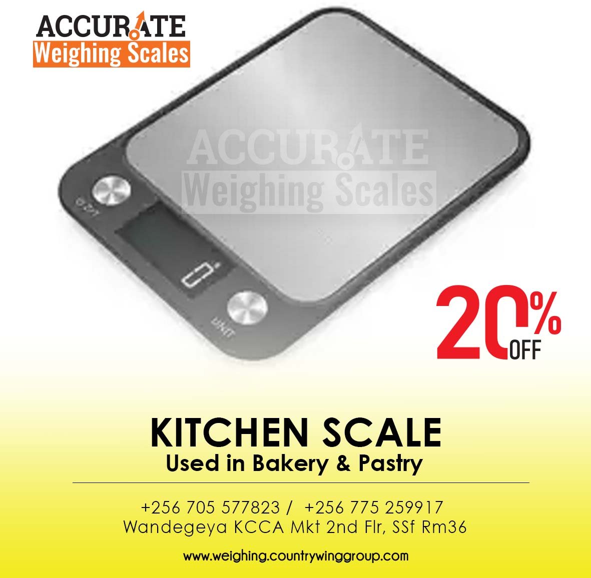 durable kitchen weighing scales Kampala shop