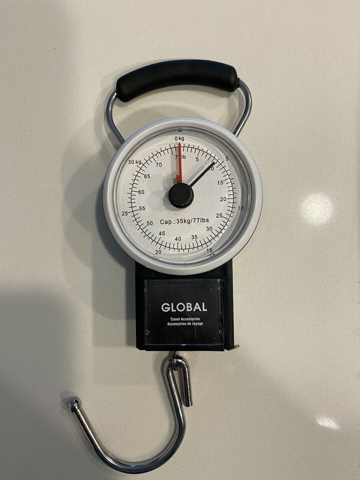 Handy Dial 30kg Mechanical Hanging Scale - Portable-Luggage-Scales weighing scale available in Kampala, Uganda