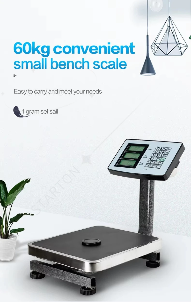 High Precision Weighing Platform Scales 300kg - Platform weighing scale available in Kampala, Uganda