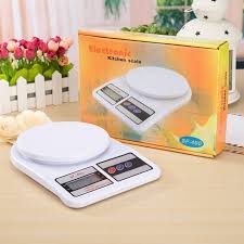 Food Kitchen Scale Measures in Grams and Ounces for Cooking