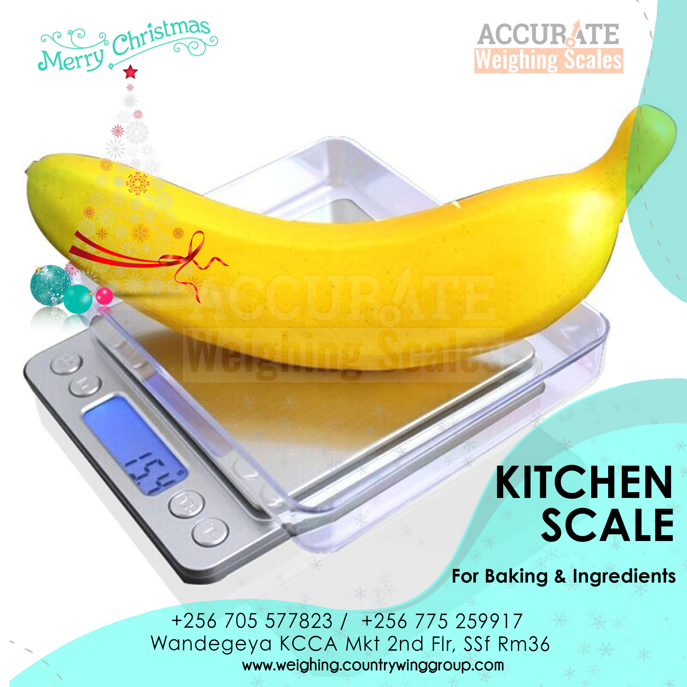 Baking digital kitchen weight scale