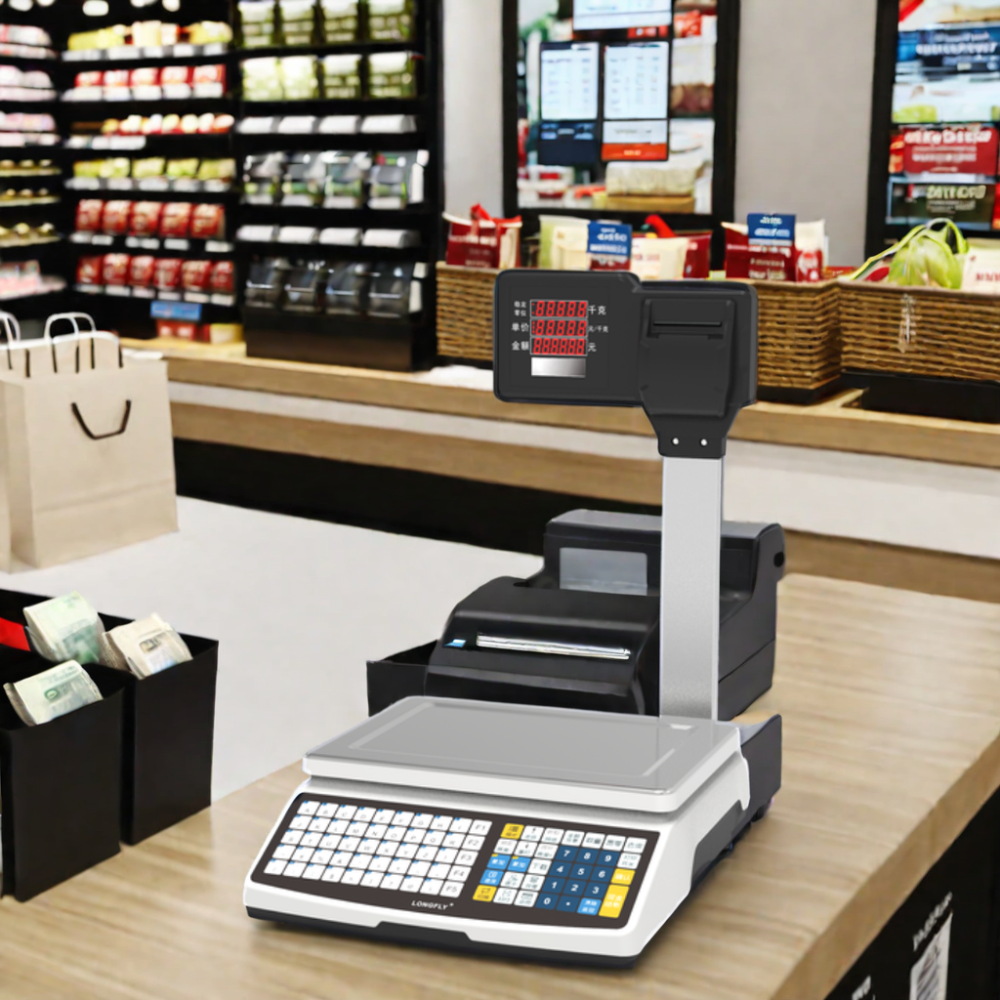 Precise and Robust Barcode Label Printer Scale - Barcode weighing scale available in Kampala, Uganda