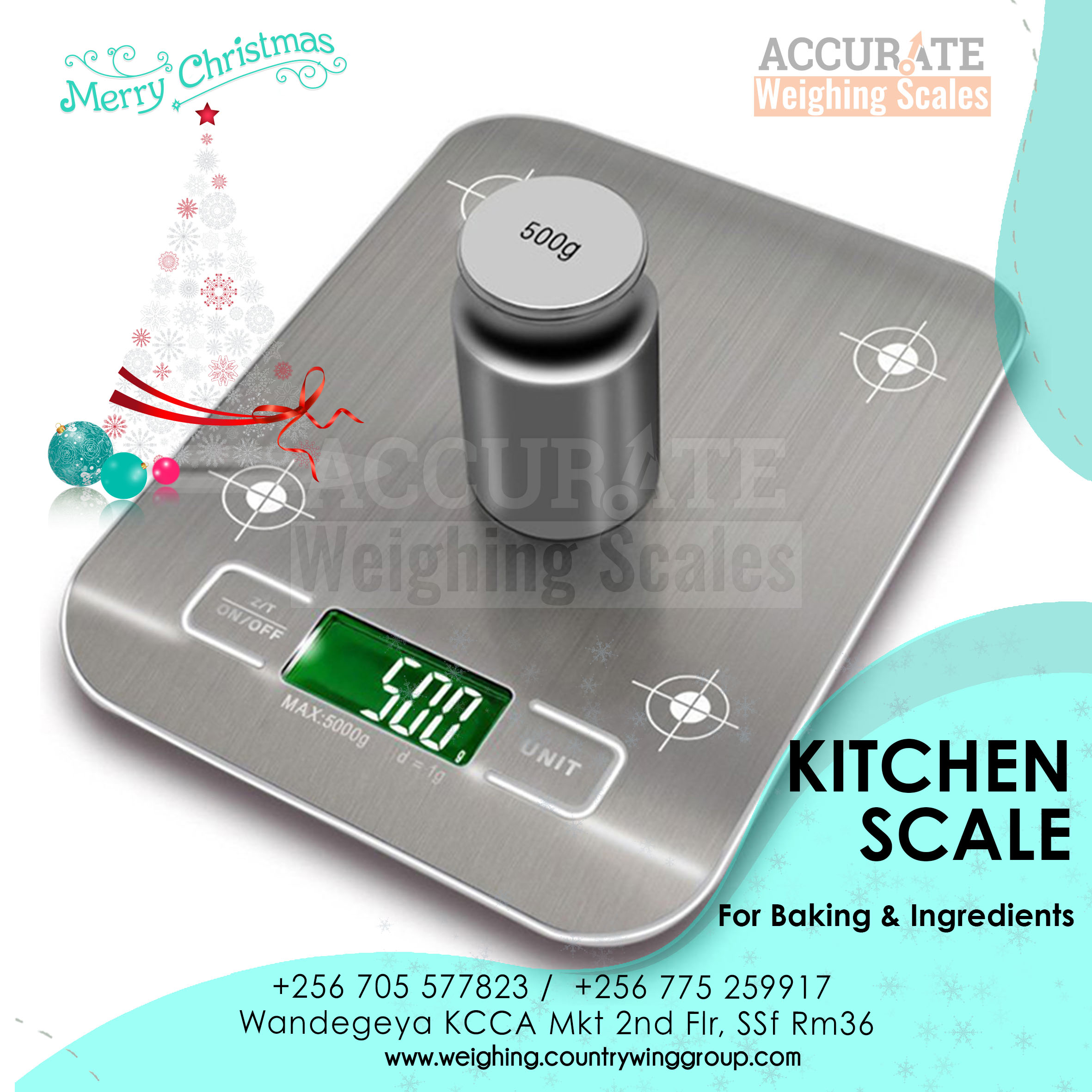 Colored Portable Kitchen scales Kampala