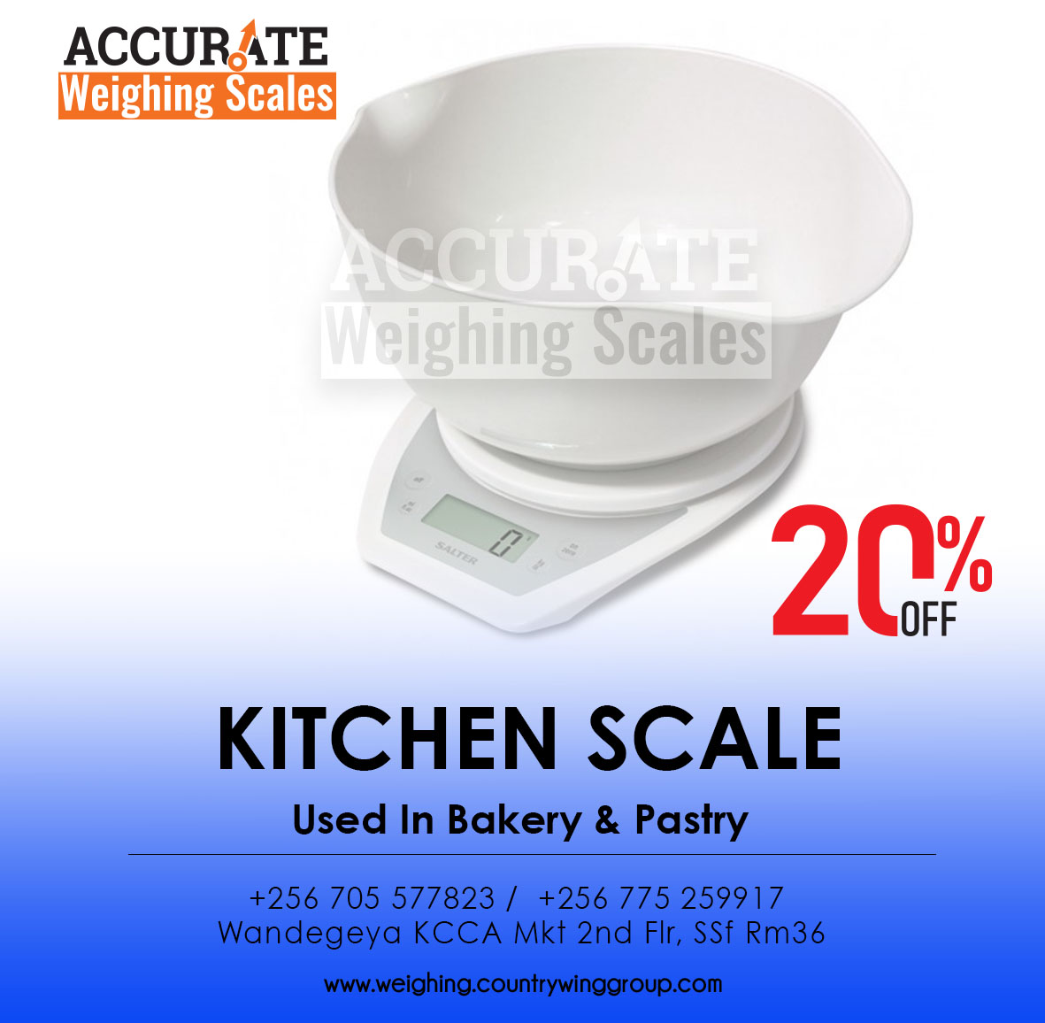 Dial waterproof kitchen weight scales