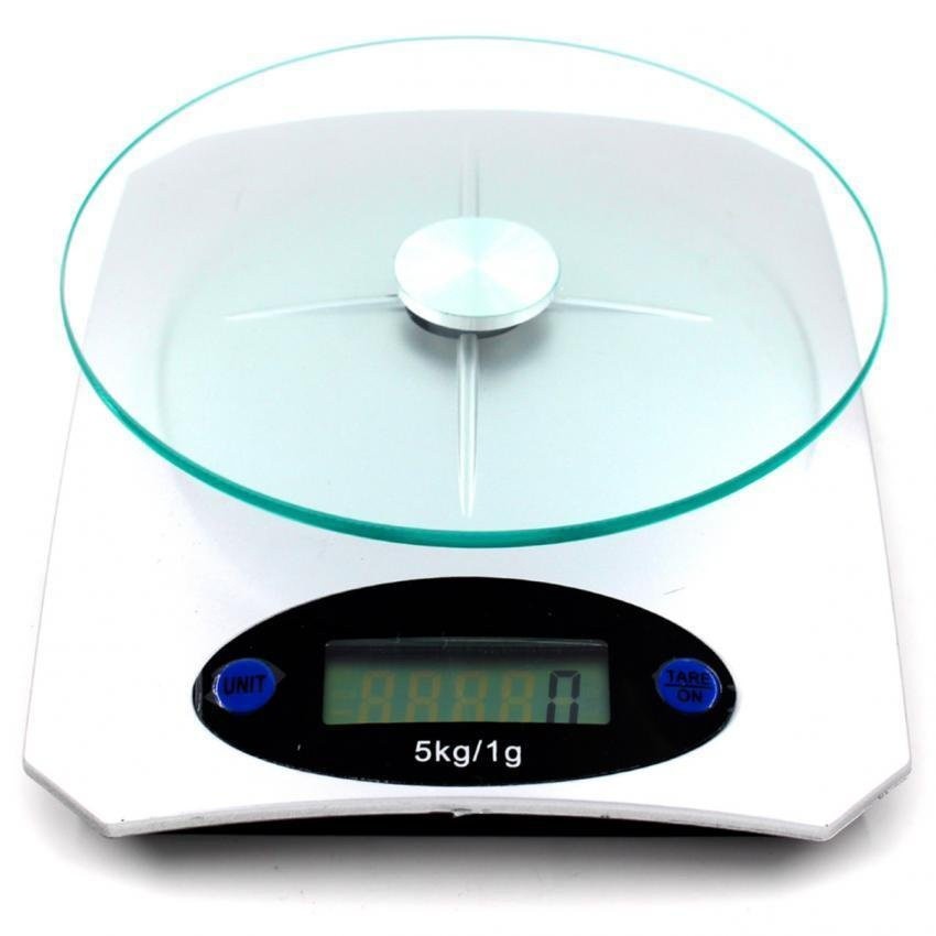 Measuring Kitchen Equipment Digital White Food Scale