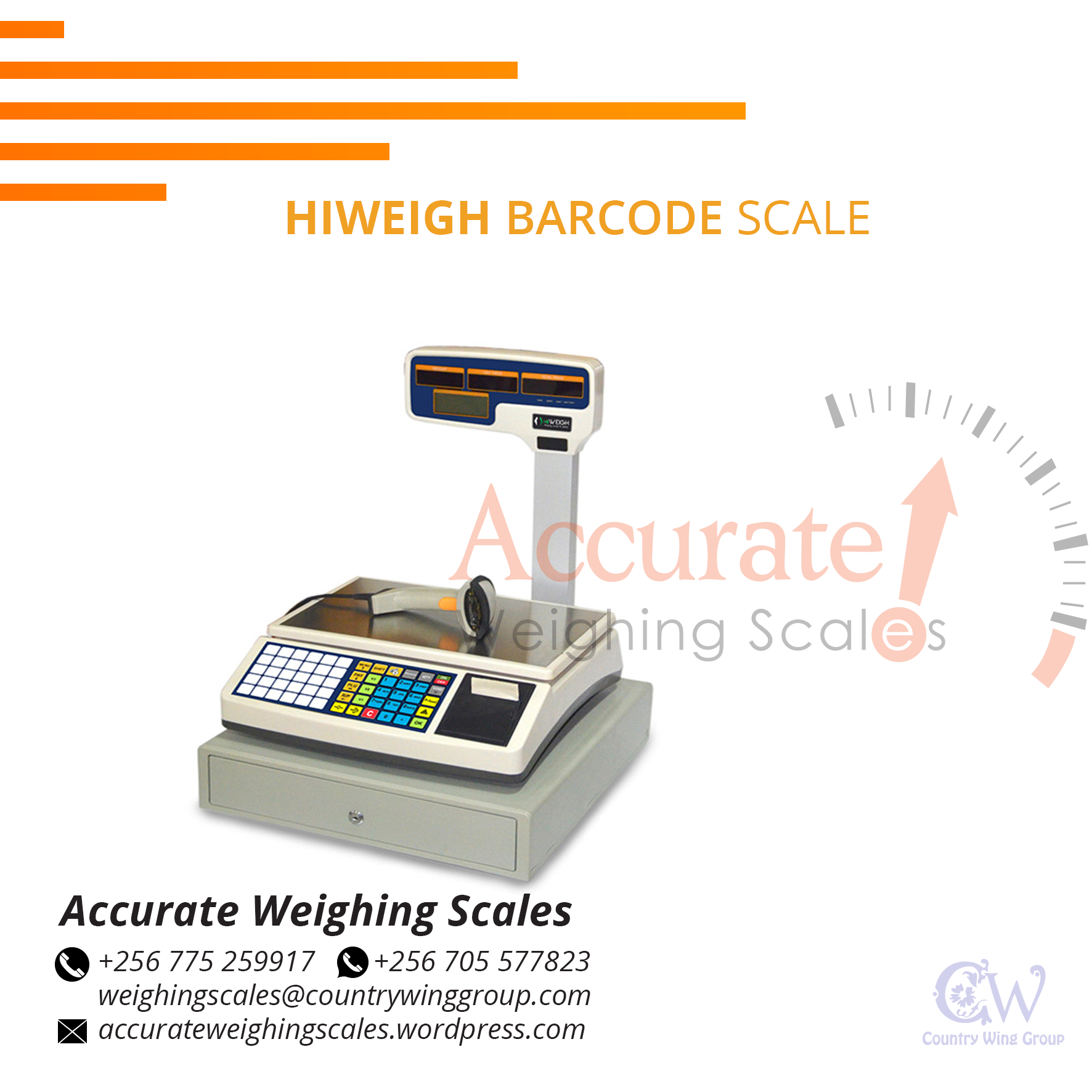 USB Barcode Scales - Barcode weighing scale available in Kampala, Uganda
